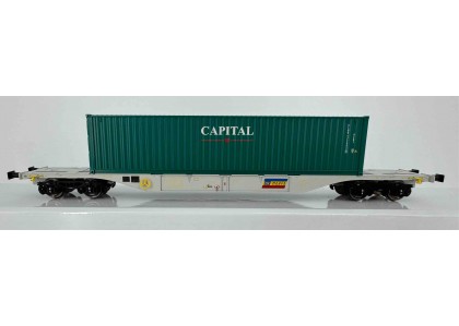 Vagon portcontainer CFR Marfa - H0 AMINTIRI FEROVIARE 30050 - IN STOC/IN LIVRARE !